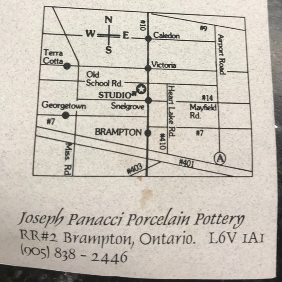 Hand made & painted PORCELAIN Pottery BOWL SET - Picture 14 of 14